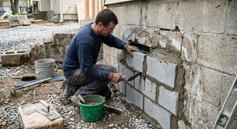 Block Wall Repair