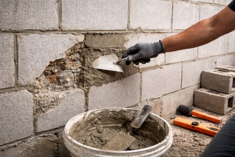 Block Wall Repair in Westtown, NY