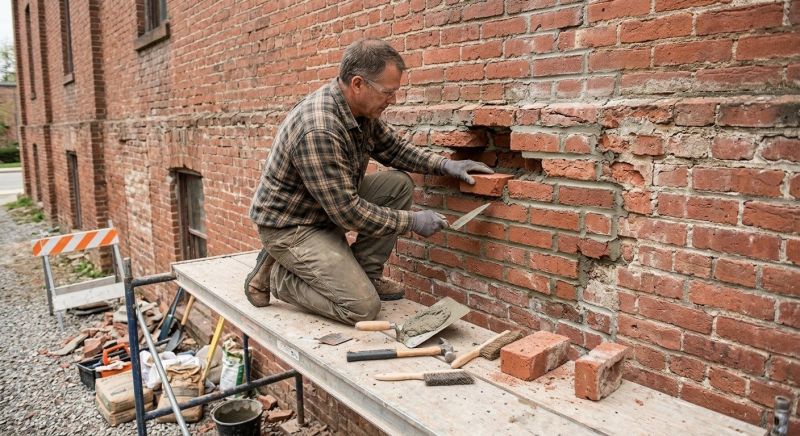 Brick Repair in Mount Bethel, PA