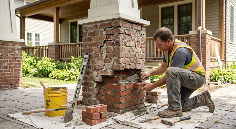 Brick Restoration in Mendham, NJ