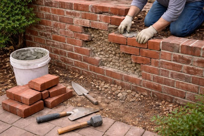 Brick Wall Repair in Bushkill, PA
