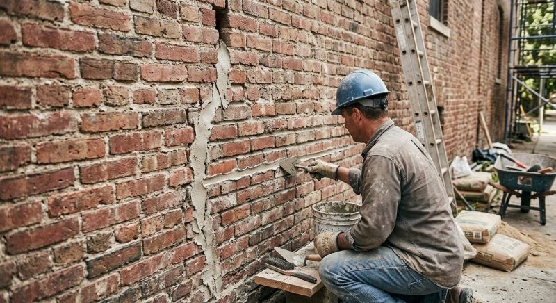 Brick Wall Repair in Westtown, NY