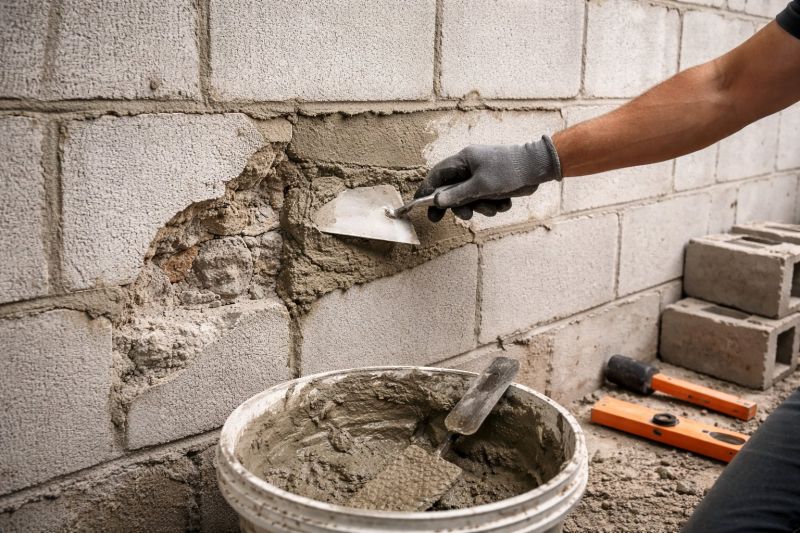 Cinder Block Wall Repair in Bushkill, PA