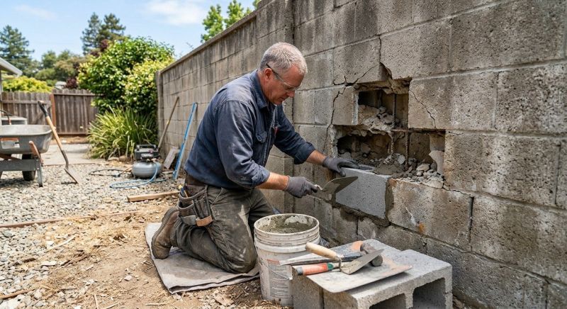 Concrete Block Repair in Bloomingdale, NJ