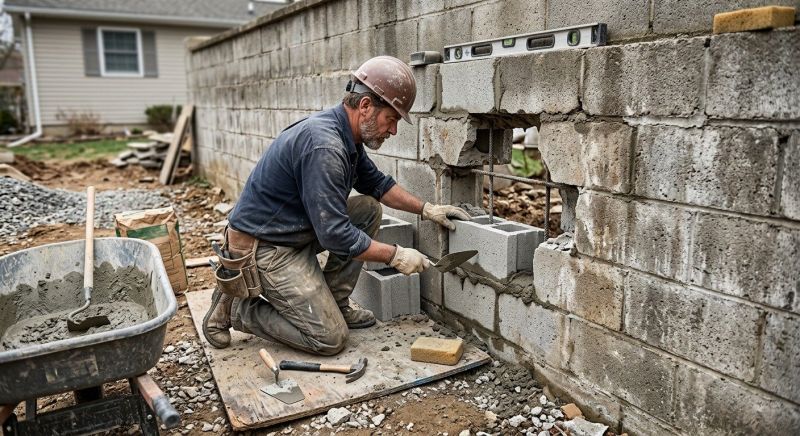 Masonry Wall Repair in Sussex County, NJ