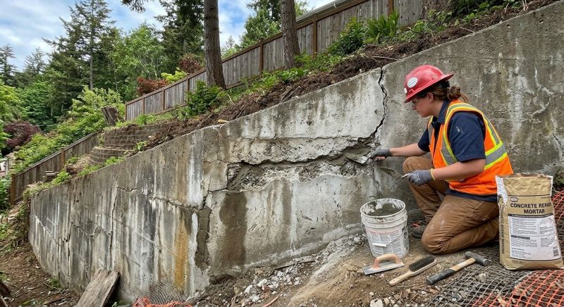 Retaining Wall Repair in Blairstown, NJ