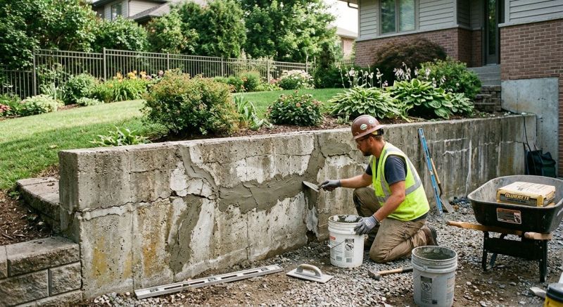 Retaining Wall Repair in Sussex County, NJ