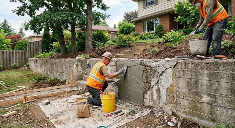 Retaining Wall Repair in Montville, NJ