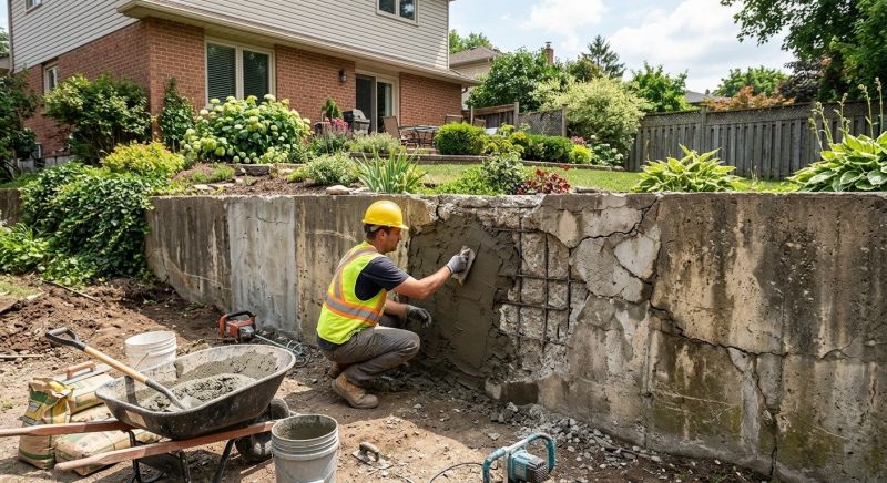 Retaining Wall Repair in Sparta, NJ