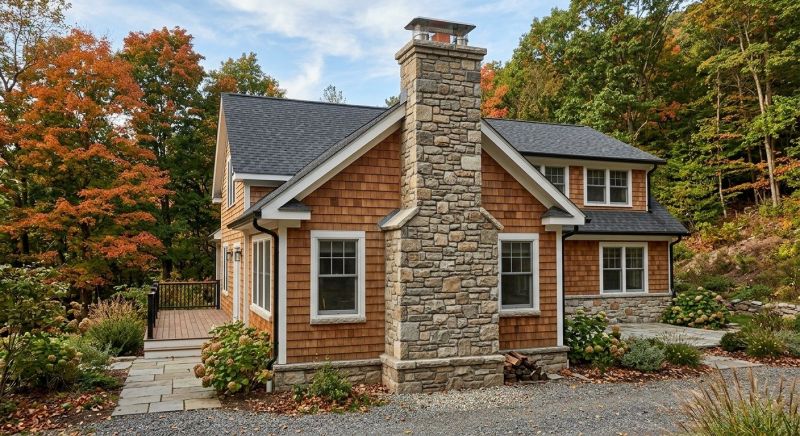Stone Chimney Installation in Dingmans Ferry, PA