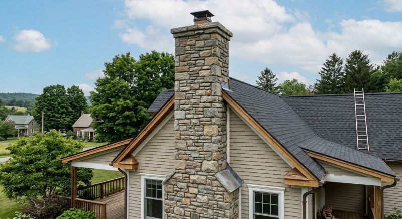Stone Chimney Installation in Dingmans Ferry, PA