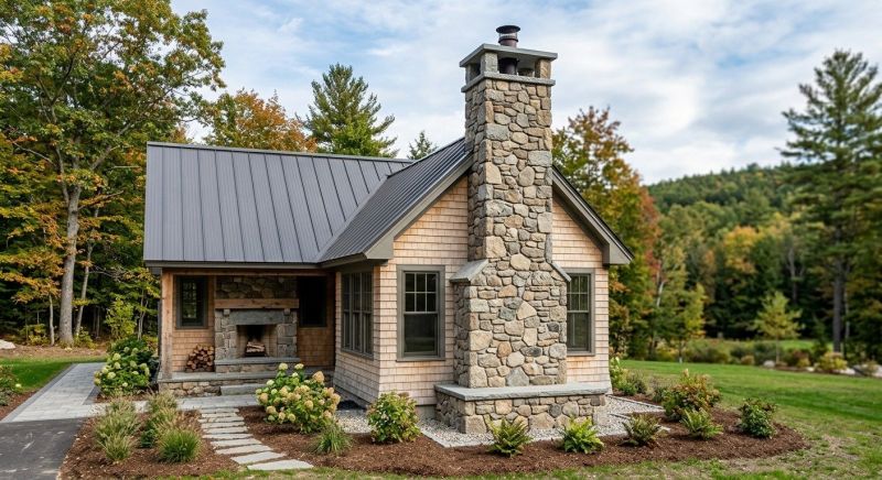 Stone Chimney Installation in Pike County, PA