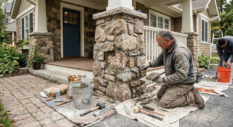 Stone Column Repair in Sussex County, NJ