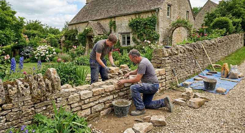 Stone Wall Repair in Morris County, NJ